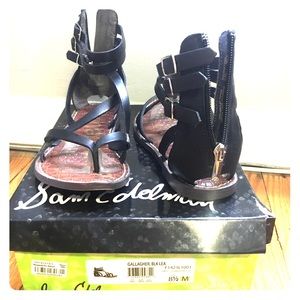 Sam Edelman Black Gallagher sandals
